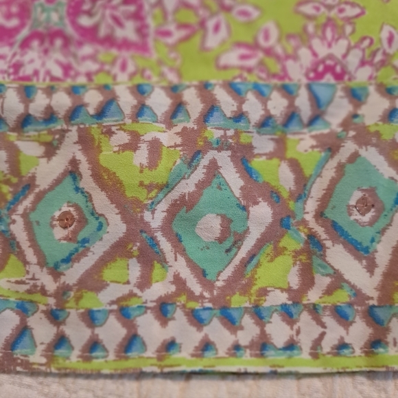 Monsoon girls size 11-12 years pink & lime tunic gems on top sequins on bottom - Picture 4 of 7